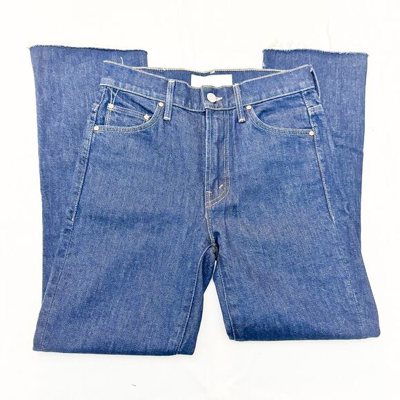 Mother Superior The Insider Crop Step Fray Clean Up Your Act Denim Jeans Size 25 - Picture 4 of 10